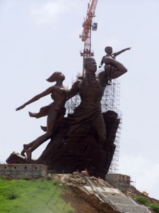 Le monument de la Renaissance africaine